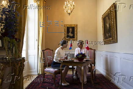 Liechtenstein's Prime Minister Brigitte Haas visits Switzerland