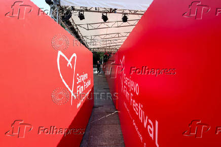Preparation ahead of 31st Sarajevo Film Festival in Sarajevo