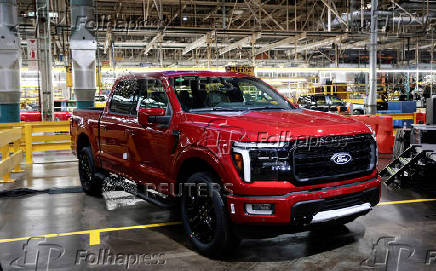 FILE PHOTO: Ford Motor Co. launches the new F-150 and all-new Ranger trucks