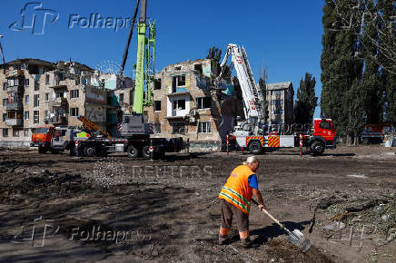 Aftermath of a Russian missile attack in Kyiv