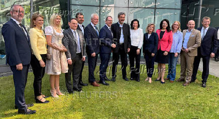 German conservative party CSU presents designated ministers for new government