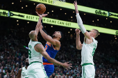 NBA: Playoffs-New York Knicks at Boston Celtics