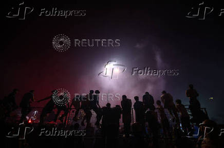 Serie A - Napoli fans gather to watch Napoli v Cagliari