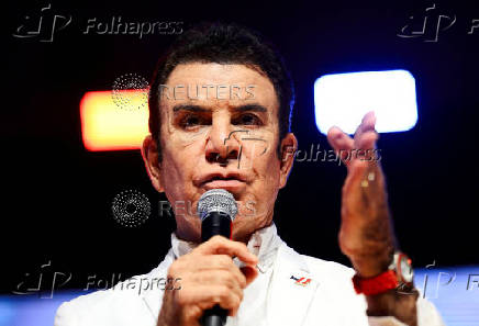 Salvador Nasralla, presidential candidate for Honduras' Liberal Party, attends his party's national convention, in San Pedro Sula