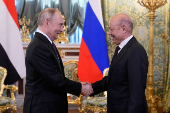 Russia's President Putin meets Yemen's presidential council chief Al-Alimi in Moscow