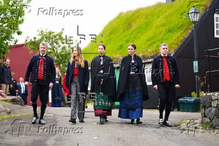 Danish Royal Couple on an official visit to the Faroe Islands
