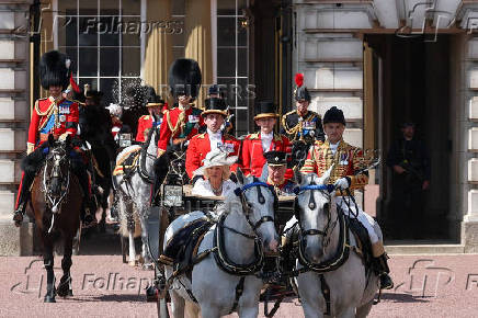 Trooping the Colour parade to honour Britain's King Charles on his official birthday in London