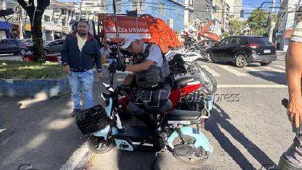 Blitz moto elétricas no brás