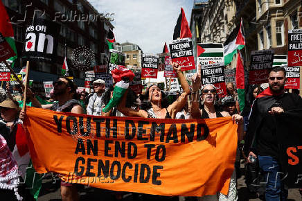 Pro-Palestinian demonstration in London