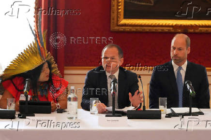 Prince William attends high-level roundtable at St James's Palace, in London
