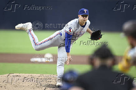 MLB: Texas Rangers at San Diego Padres