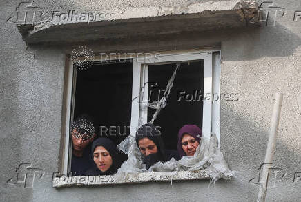 Aftermath of overnight Israeli strikes, in Gaza City