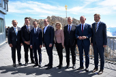 European interior ministers meet on Germany's highest peak to discuss migration policies near Garmisch-Partenkirchen