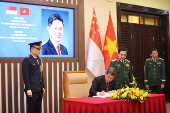 Singapore’s Minister for Defence Chan Chun Sing visits Vietnam