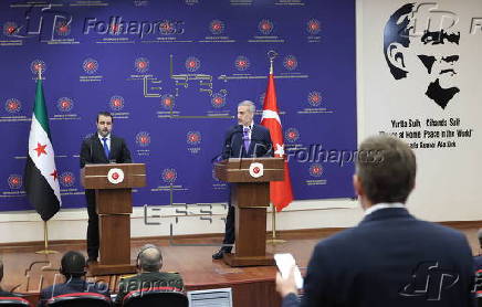 Syrian Foreign Minister Asaad Hassan Al-Shaibani in Ankara