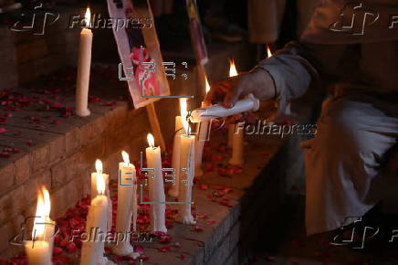Candlelight vigil for the victims as India conducts military strikes in Pakistan