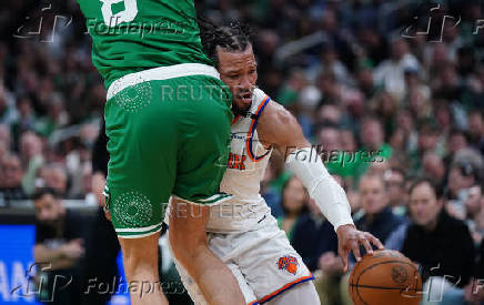 NBA: Playoffs-New York Knicks at Boston Celtics