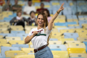Partida entre Fluminense x Unión Española (CHI) no Maracanã.