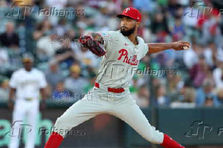 MLB: Philadelphia Phillies at Athletics