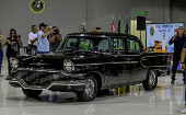 Carros expostos no museu de Antiguidades Mecânicas Roberto Lee