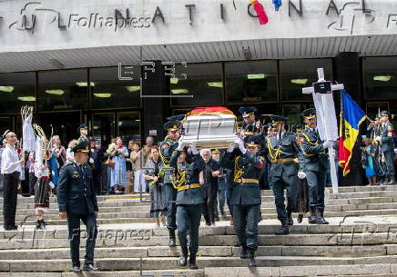 Funeral ceremony of Moldovan composer Eugen Doga in Chisinau