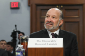 U.S. Secretary of Commerce Howard Lutnick testifies before a House Appropriations Committee in Washington