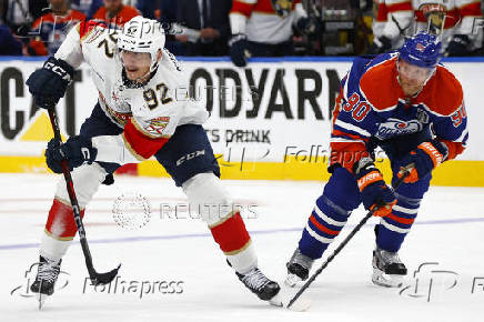 NHL: Stanley Cup Final-Florida Panthers at Edmonton Oilers