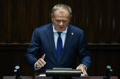 Polish PM Tusk speaks ahead of confidence vote in Warsaw