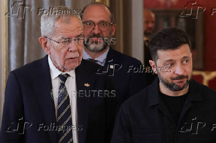 Ukrainian President Volodymyr Zelenskiy visits Vienna