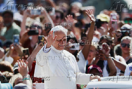 Pope Leo XIV holds general audience in St. Peter's Square, at the Vatican