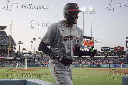 MLB: Washington Nationals at Los Angeles Dodgers