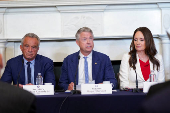 U.S. Health Secretary Kennedy and Agriculture Secretary Rollins meet with U.S. Senator Roger Marshall in Wahsington, D.C.