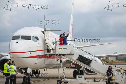 Polish astronaut Uznanski Wisniewski arrives in Cologne after completing Axiom 4 mission