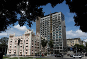 A hotel under construction ahead of the COP30 climate summit in Belem