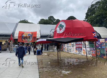Feira da Reforma Agrária tem estrutura temática do MST em SP