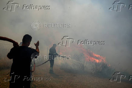 Wildfire in Albania
