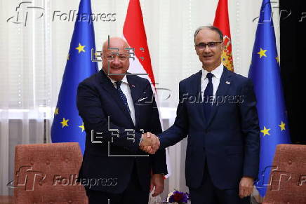 Austria's Chancellor Christian Stocker visits Serbia
