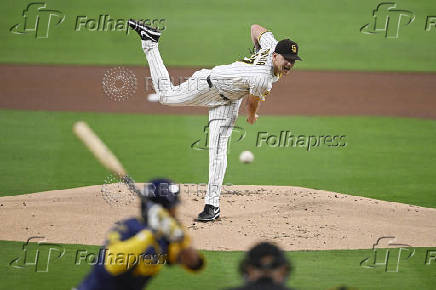 MLB: Milwaukee Brewers at San Diego Padres