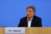 German Economy Minister Habeck presents the 2025 spring forecast