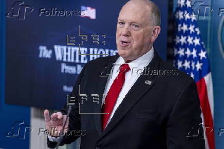Press briefing with White House ‘Border Czar’ Tom Homan on Securing the Border