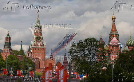 Rehearsal for Victory Day parade in Moscow