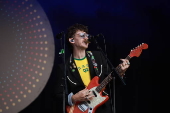 Beach whatherd se apresentam no palco do c6 fest