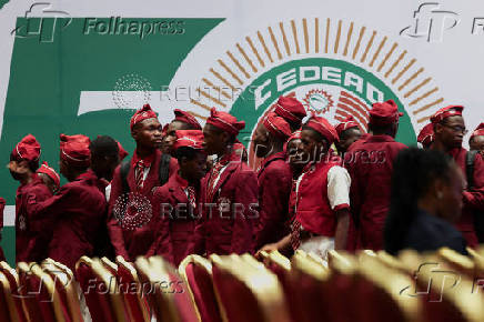 ECOWAS at 50: leaders from the Economic Community of West African States (ECOWAS) gather to celebrate in Lagos Nigeria