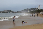 Tropical Storm Barbara moves along Pacific coasts