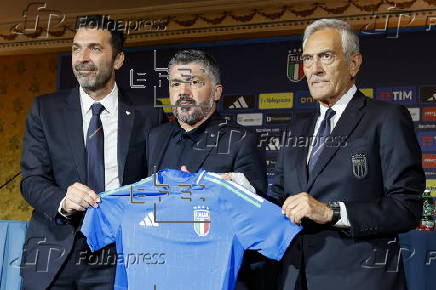 Gennaro Gattuso presented as new Italy head coach