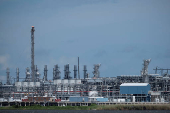 A view of Cheniere's Sabine Pass LNG facility located in Cameron Parish