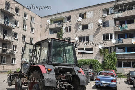 Aftermath of a Russian missile attack in Dnipro