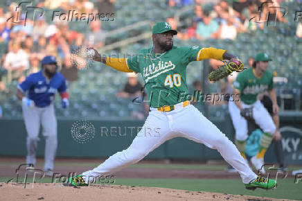 MLB: Toronto Blue Jays at Athletics