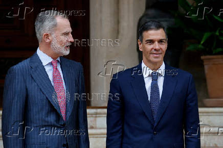 Spain's Prime Minister Sanchez and King Felipe attend summer meeting in Palma de Mallorca
