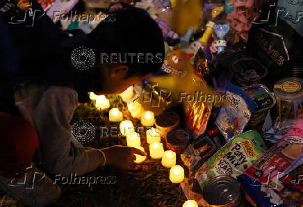 Aftermath of a deadly fire at the Wang Fuk Court housing complex in Hong Kong